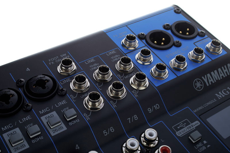 Yamaha MG10XU 10-Kanal Mixer mit Effekten