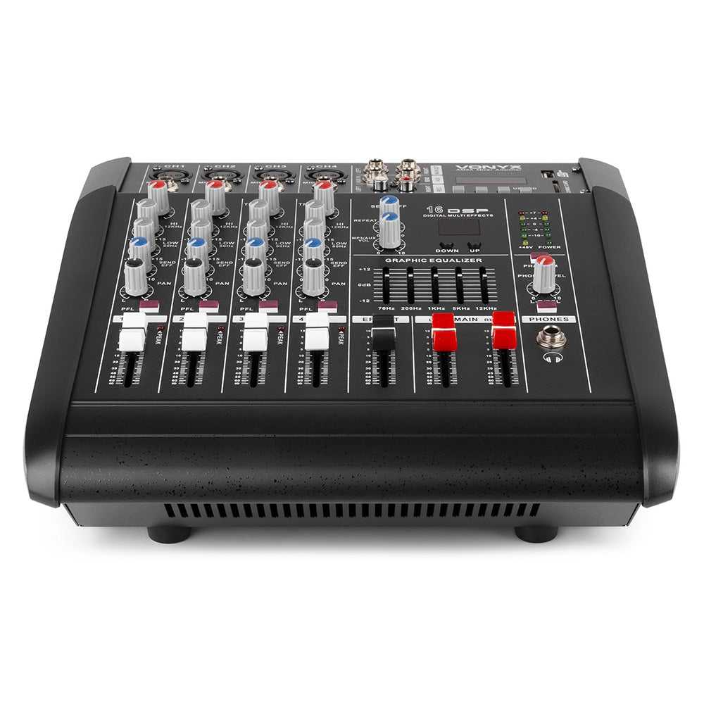 Vonyx AM5A 5-Channel Powered Mixer with BT