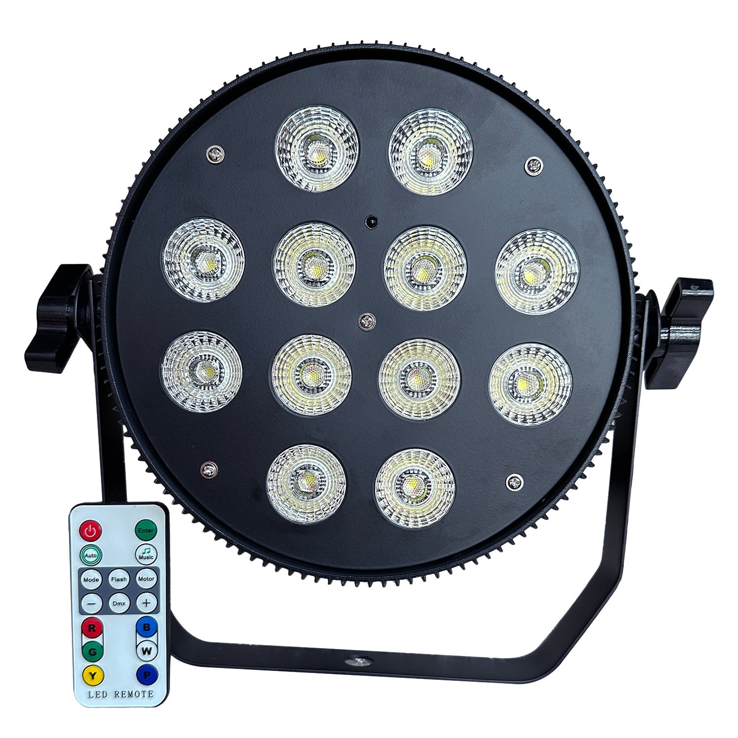 CR Lite Hex 12 Lite Magik Par Can Silent LED Wash (12x RGBWA-UV 12W)