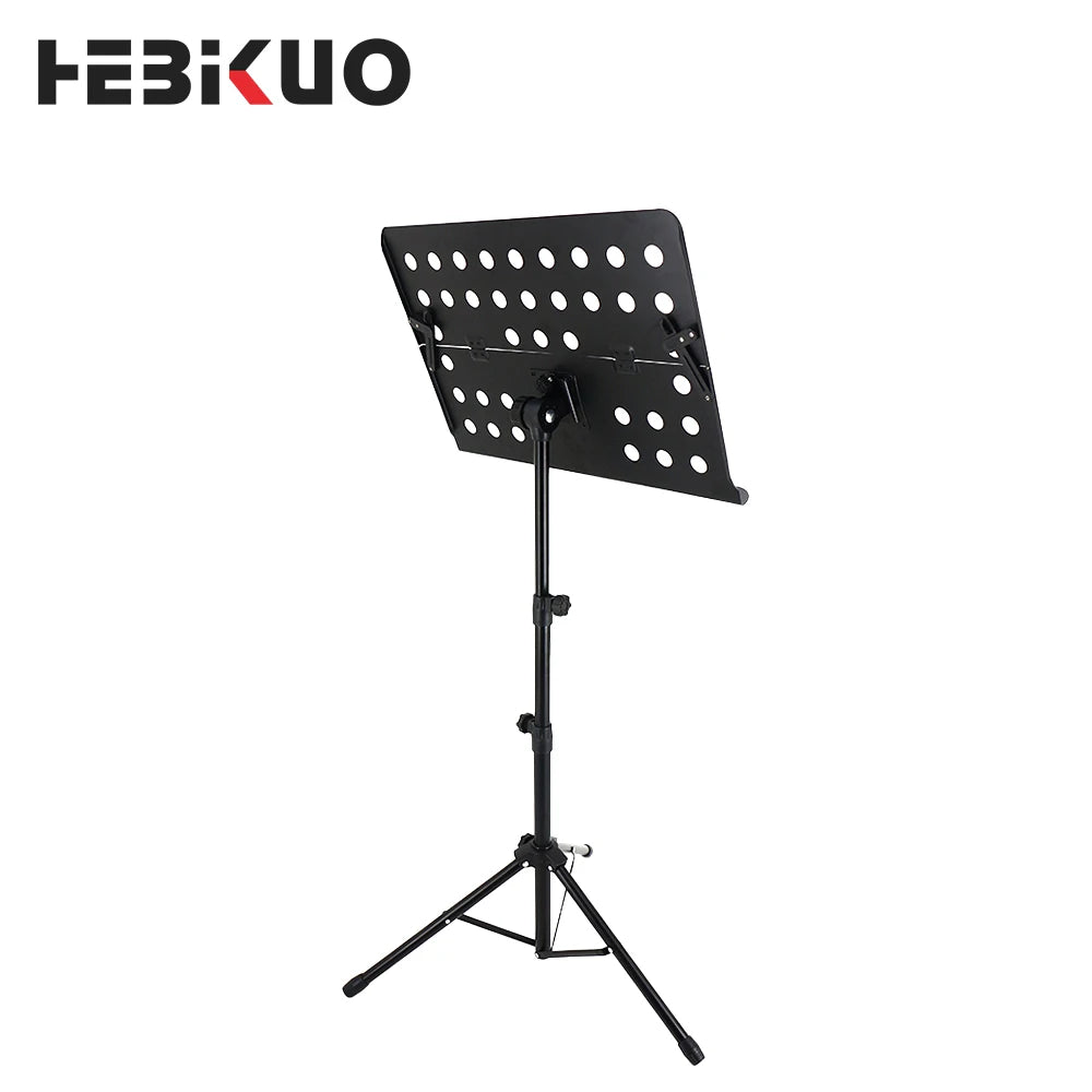 HEBIKUO P-07 Adjustable Music Note Book Stand Folding Steel Music Holder Sheet Music Stand