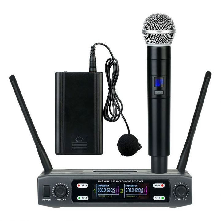 Demao K2 RTS Hot Selling and Cheap UHF Wireless Microphone, Mobile Phone, Barbecue Head Microphone
