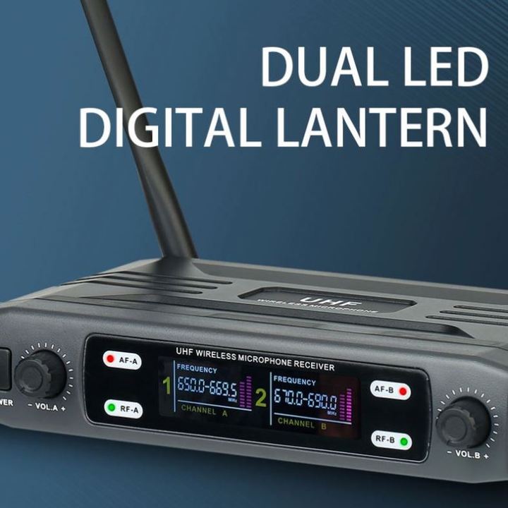 Demao K2 RTS Hot Selling and Cheap UHF Wireless Microphone, Mobile Phone, Barbecue Head Microphone