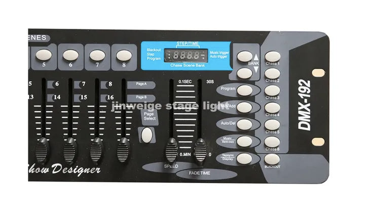 192 Channel DMX Controller Optimized for Moving Head Lights and LED Par Cans