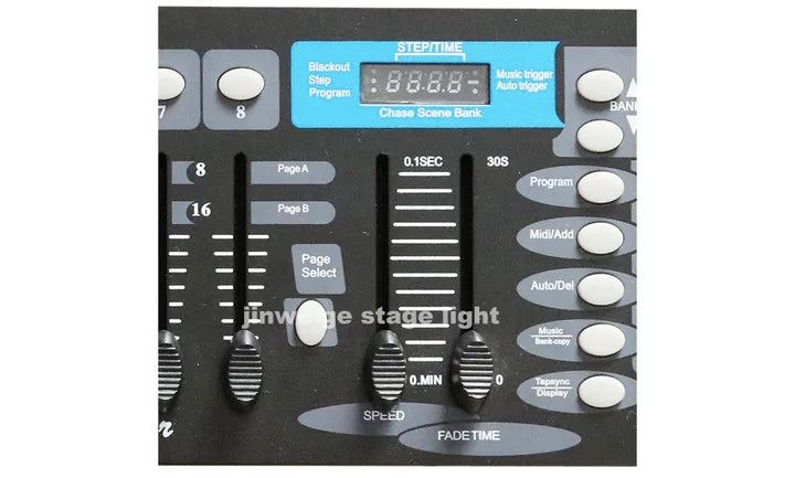 192 Channel DMX Controller Optimized for Moving Head Lights and LED Par Cans
