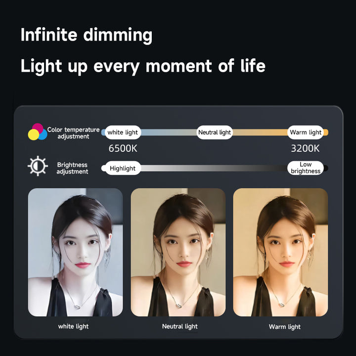 YM-600SS Film and Television Gradephotography Light and Convenient Photographic Studio Video Lights Live Shooting Tablet Light