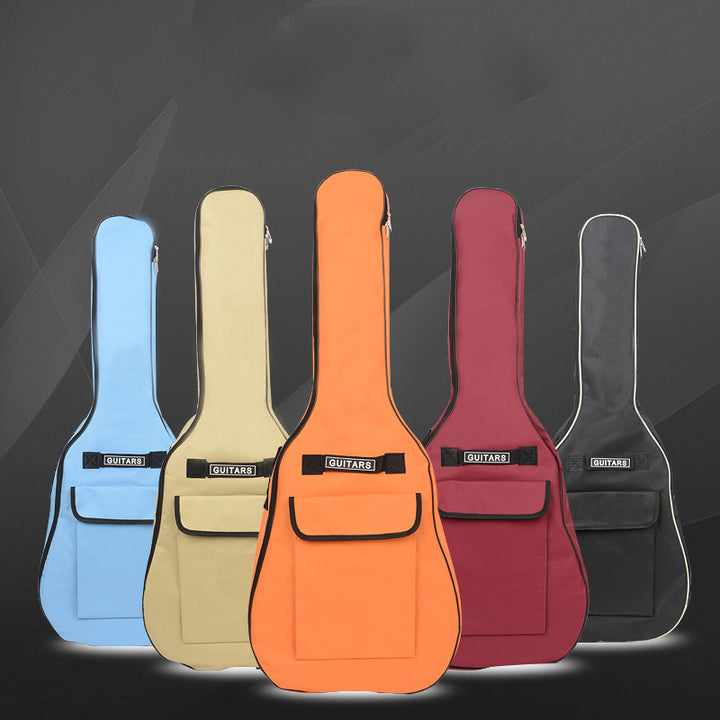 Oxford Fabric Acoustic Guitar Bag Soft Case Double Shoulder Straps Padded Guitar Waterproof Bass Guitar Bags Backpack