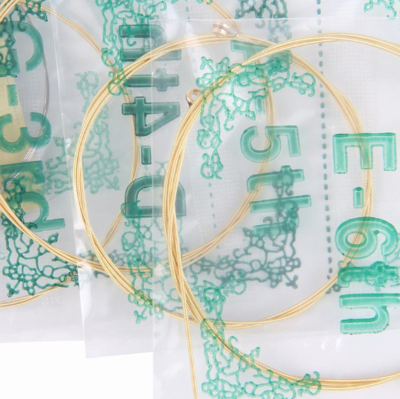 Guitar strings A set of 6 folk acoustic guitar strings Fender 011-050