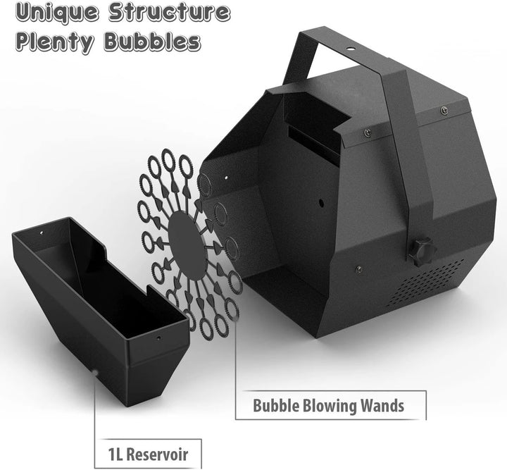 Christmas Party Stage Equipment Air Bubble Removing Machine 4 in 1 Remote Control Water Effect Projector