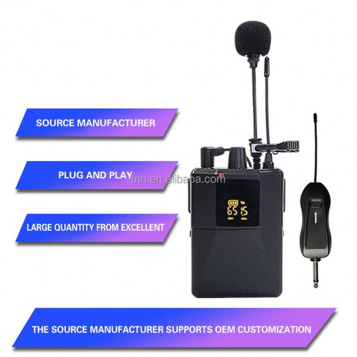 LM-M240 UHF Wireless Microphone System Headset 1MIC Microfono Lavalier Recargable for PA Speaker , Recording, Teaching, Church