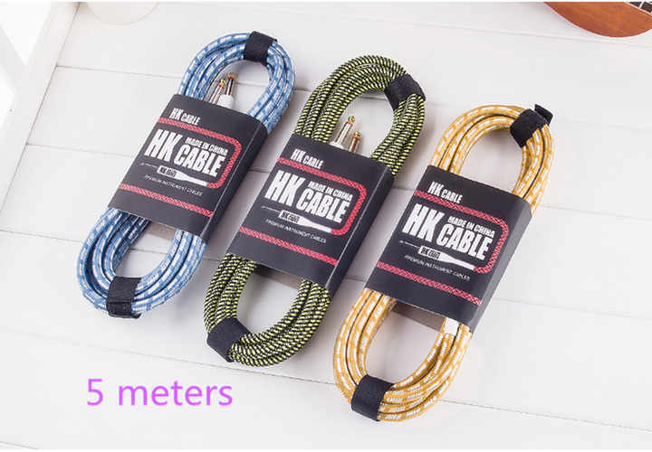 Electric Guitar Cable Wire Cord 3M No Noise Shielded Bass Cable for Guitar Amplifier Accessories Musical Instruments