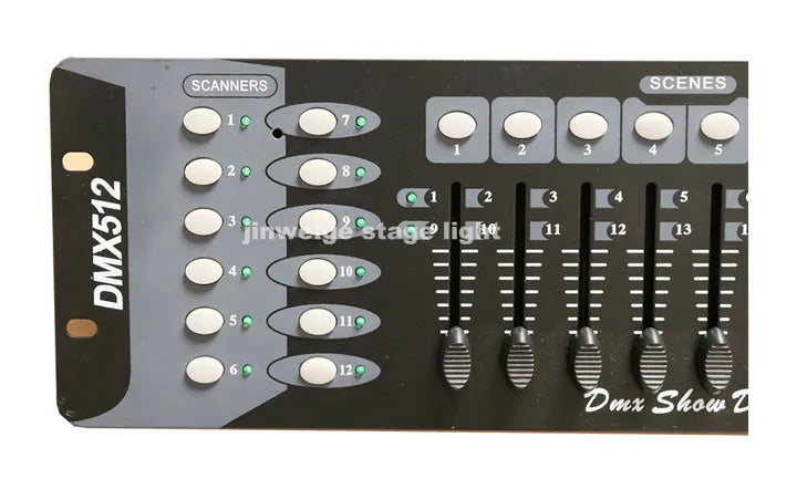192 Channel DMX Controller Optimized for Moving Head Lights and LED Par Cans