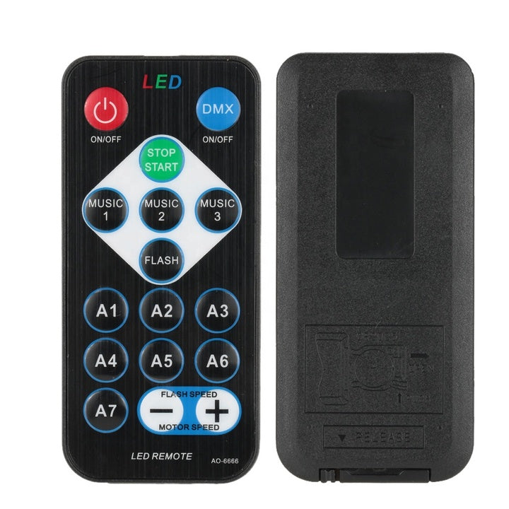 DMX512 Sound Control 6 Colors Party Club Crystal LED Disco Ball Light LED Magic DJ Party Lights