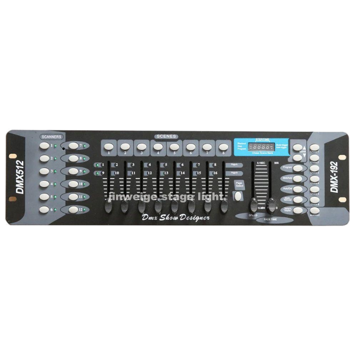 192 Channel DMX Controller Optimized for Moving Head Lights and LED Par Cans