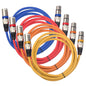 3pin Xlr Cable Colorful for Audio Shielded Extension Microphone Wire Male to Female Aux Cable with Mic Xlr Microphone Cable